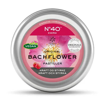 Bach pastiller no 40 Energi vegansk | 50 g | Originale BachBlomster