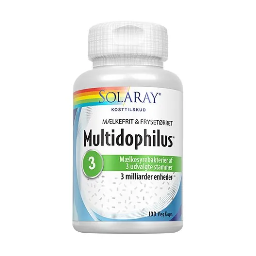 Multidophilus 3 | 100 kapsler | Solaray