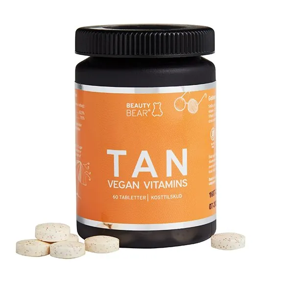 TAN vitamin tabletter Vegan | 60 tab | DFI