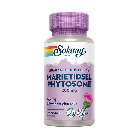 Marietidsel Phytosome | 30 kap | Solaray