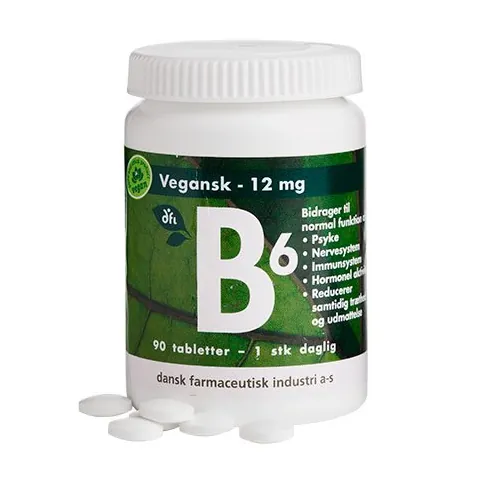 B6 12mg vegansk | 90 tab | DFI