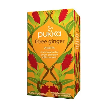 Pukka three ginger øko | 20 breve