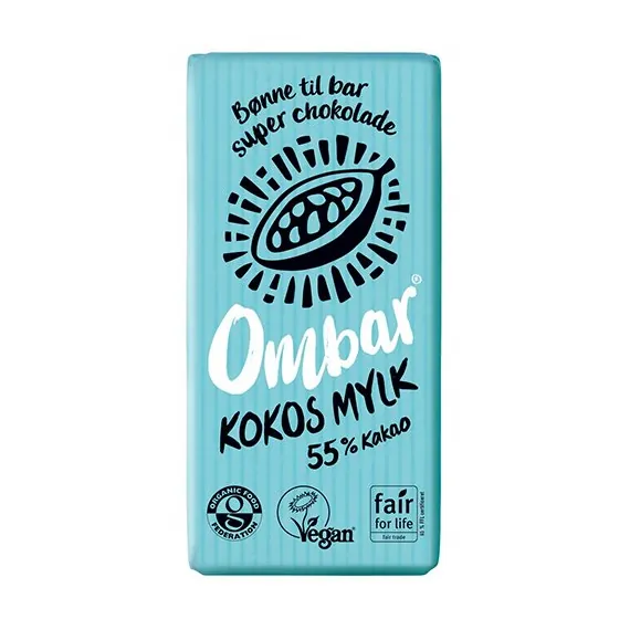 Ombar chokolade Kokos mælk øko | 70g