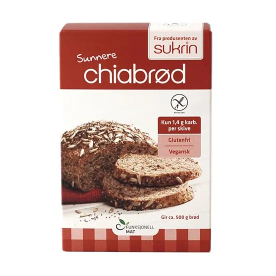 Chiabrød Glutenfri | 250g | Sukrin