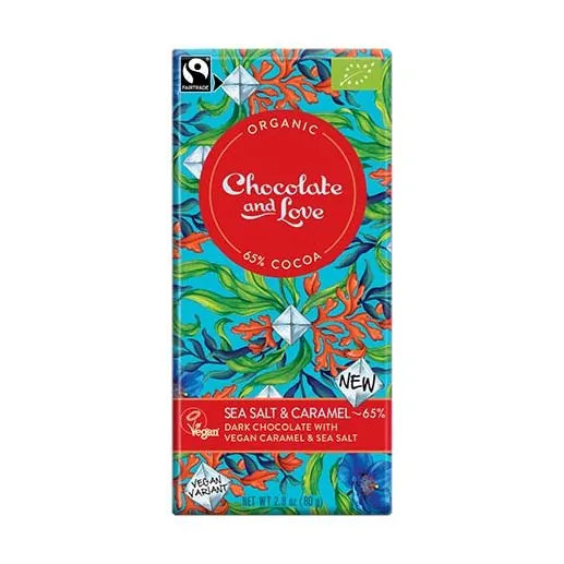 Chokolade 65% Sea Salt Caramel | 80g | Chocolate and Love