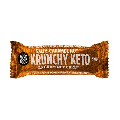 Krunchy Salty Caramel Nut bar | 35 g | Good Good