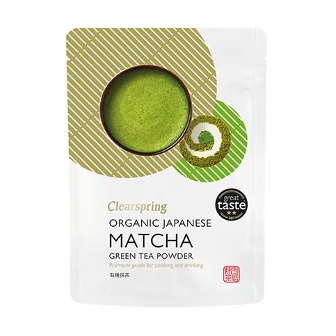 Matcha grøn te pulver Ø | 40 g | Clearspring