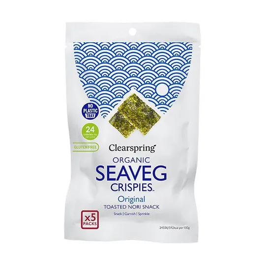 Tang chips (Seaveg Crispies) Ø | 20 g | Clearspring