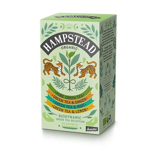 Hampstead Grøn te Selection Demeter | 20 breve | Hampstead Organic