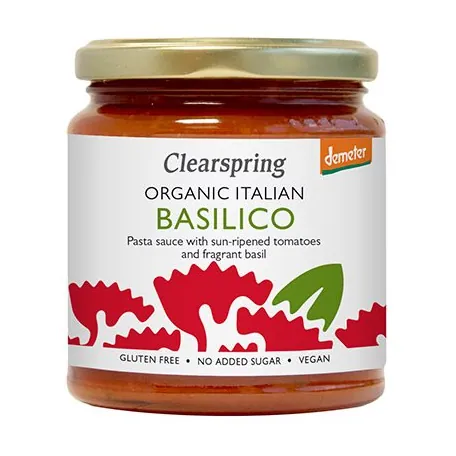 Pasta sauce Basilikum Demeter | 300g | Clearspring