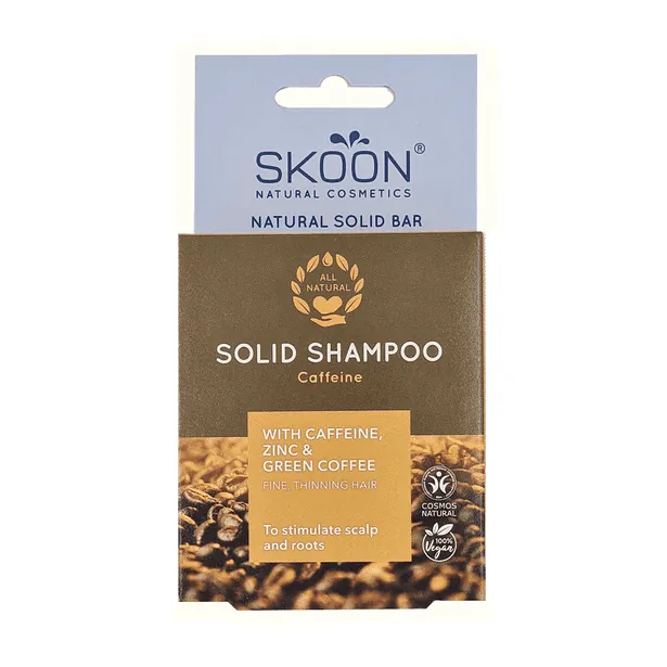 Solid shampoo bar Caffeine | 90 g | Skoon