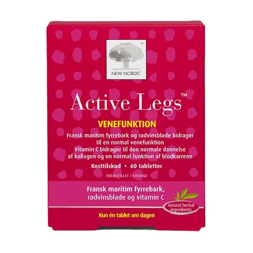 Active legs Venestøtte | 60 tab | New Nordic