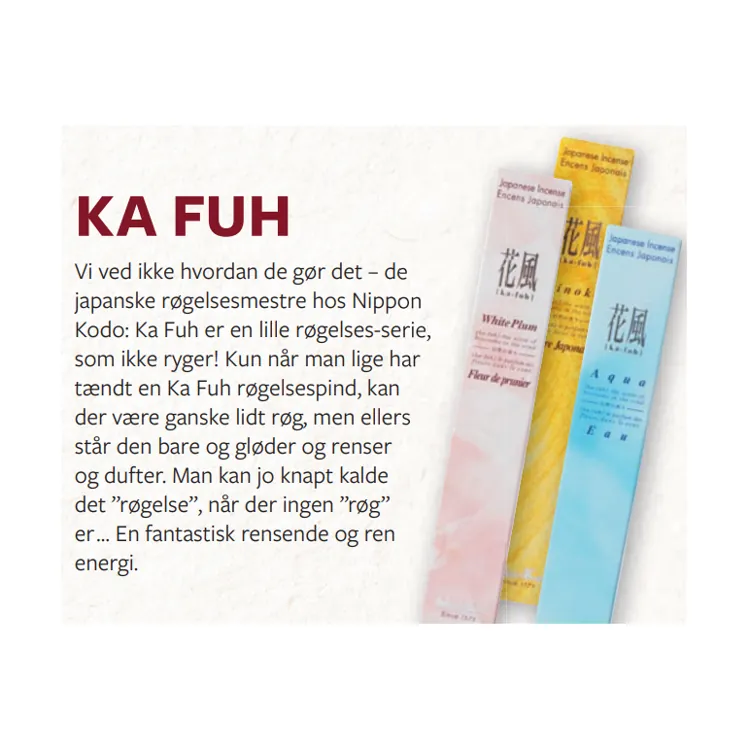 Ka Fuh Incense White Plum | 50 stk