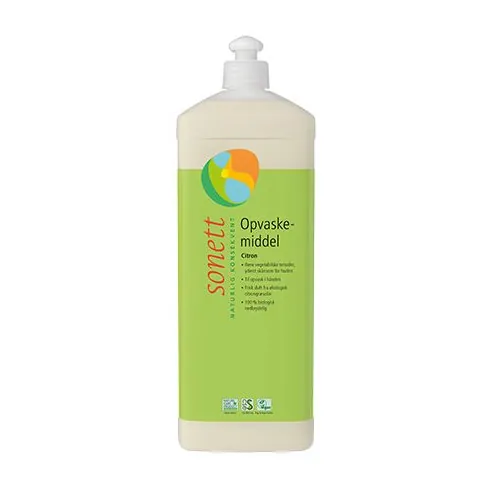 Opvasekemiddel Citron | 1 L | Sonett