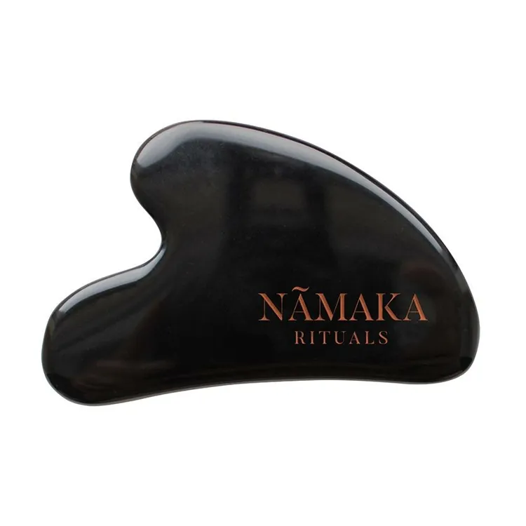 Namaka Rituals Aloha Gua Sha Massagesten – Black Obsidan