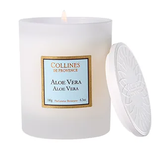 Candle Aloe Vera | 180 g | Collines de Provence